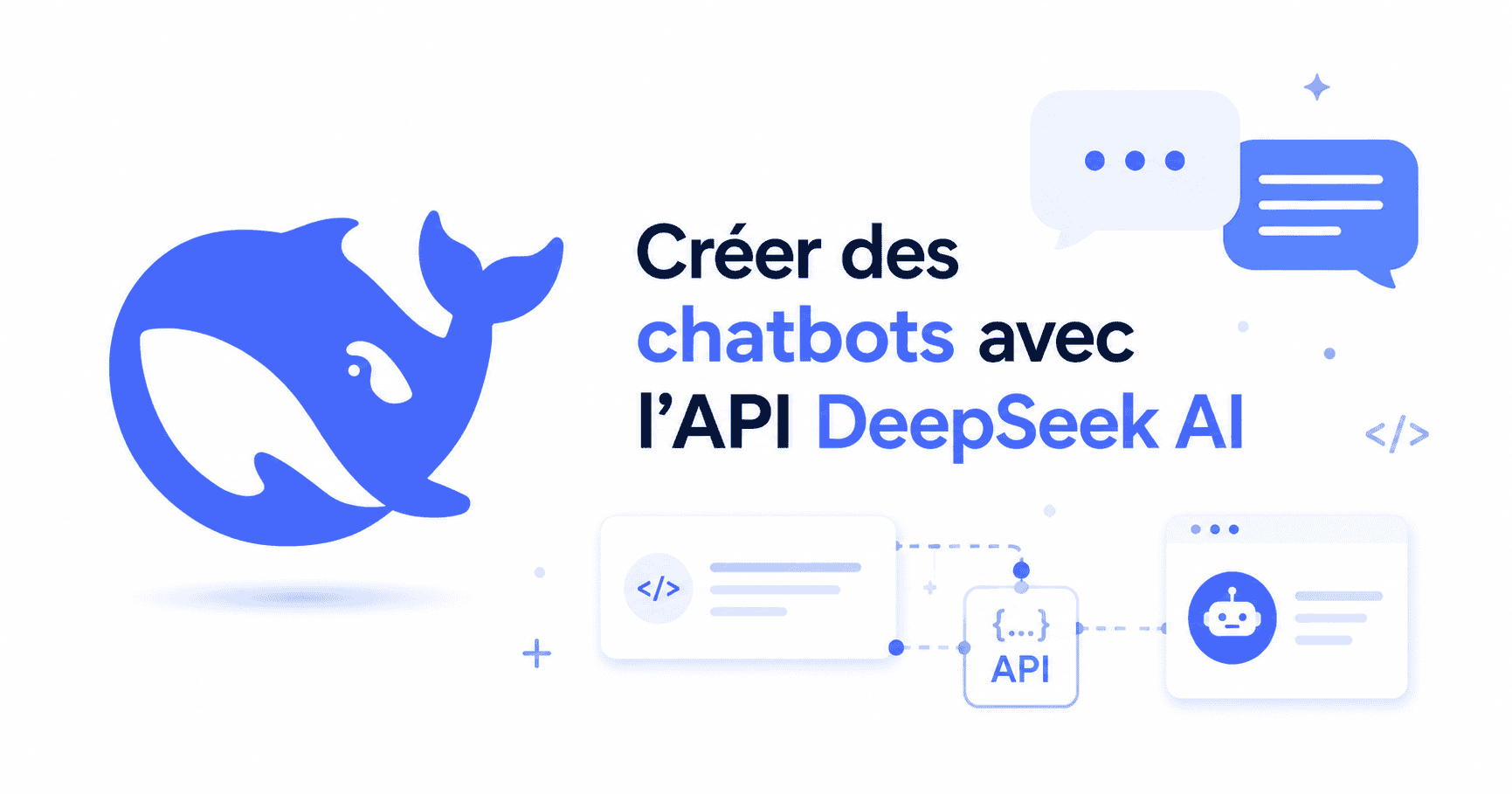 Illustration de la création d’un chatbot avec l’API DeepSeek AI